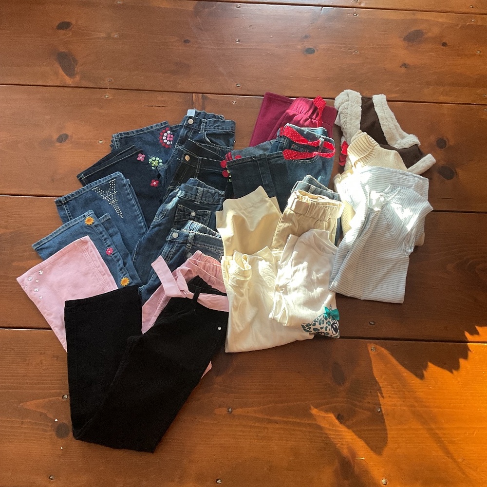 Gymboree Girls sz 10 BUNDLE Zara Crewcuts 2011 Embroidered